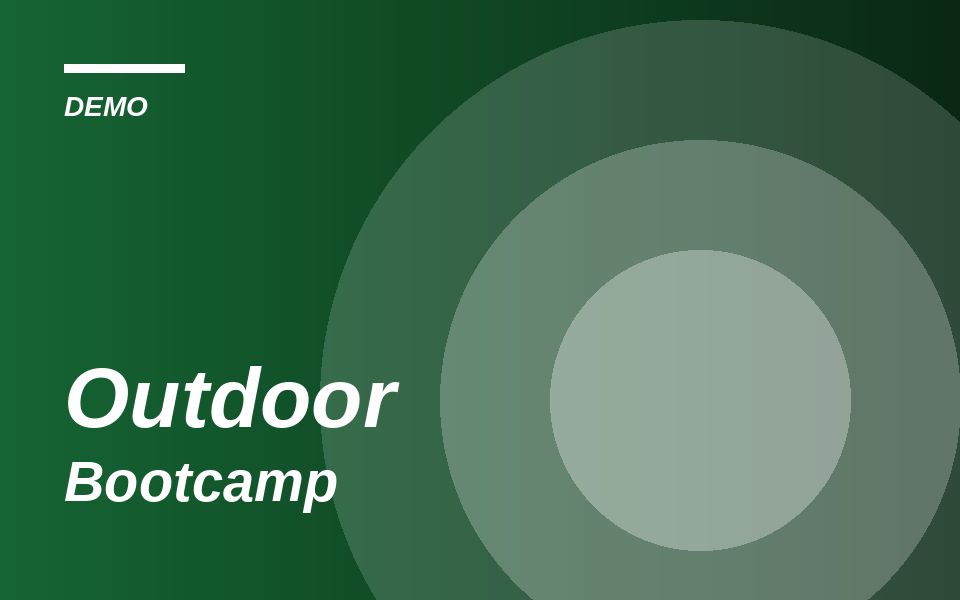 Outdoor Bootcamp