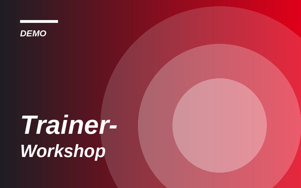 Trainer-Workshop Functional Training